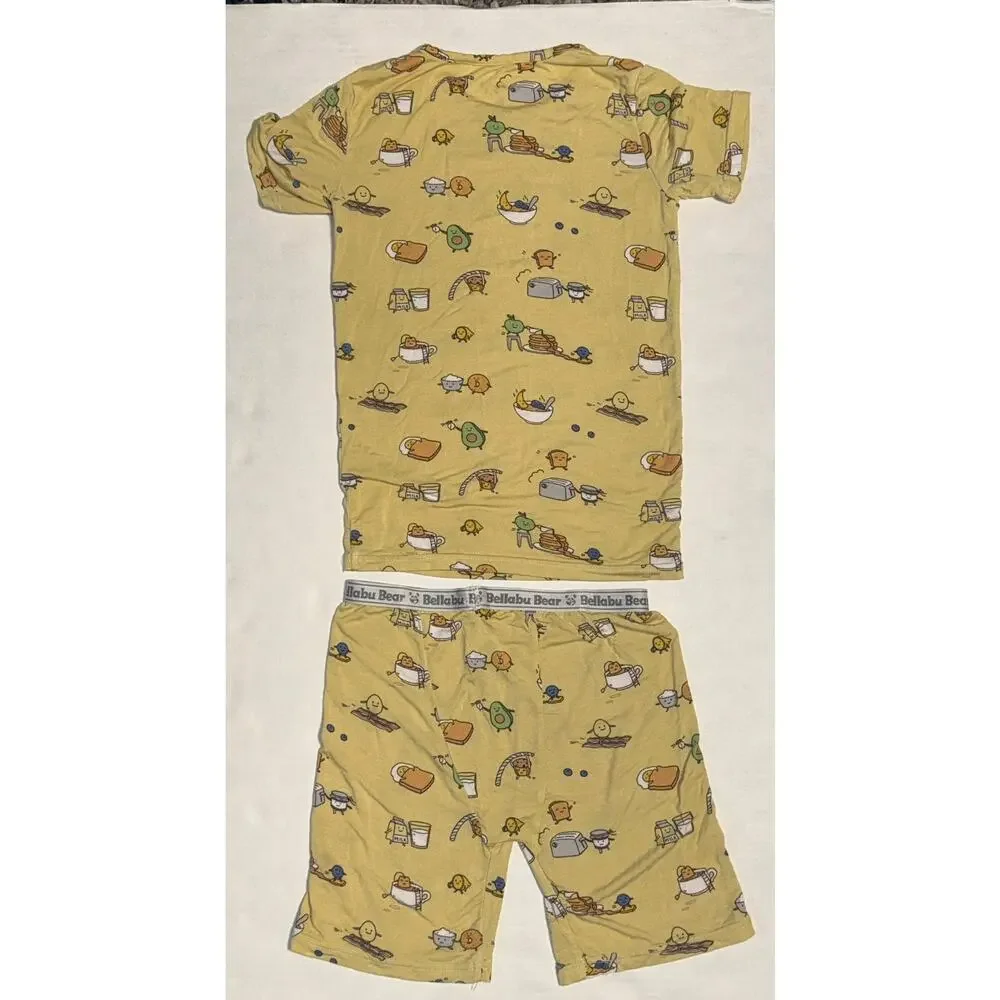 Bellabu Bear Kids 7 Brunches Bamboo Pajama Set Breathable Sustainable  Soft Cozy